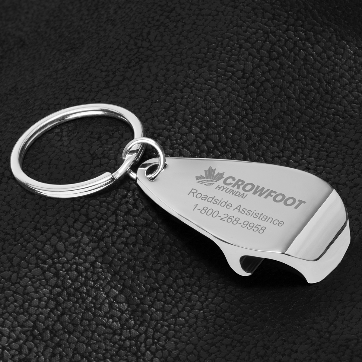 "Elite" Laser Engraved Metal Bottle Opener Keyholder